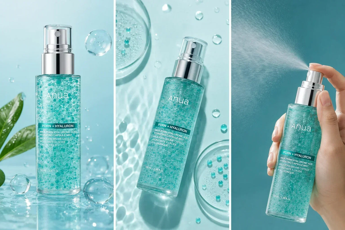 Anua PDRN Hyaluronic Acid Hydrating Capsule Mist: la brume hydratante coréenne pour une peau Glass Skin