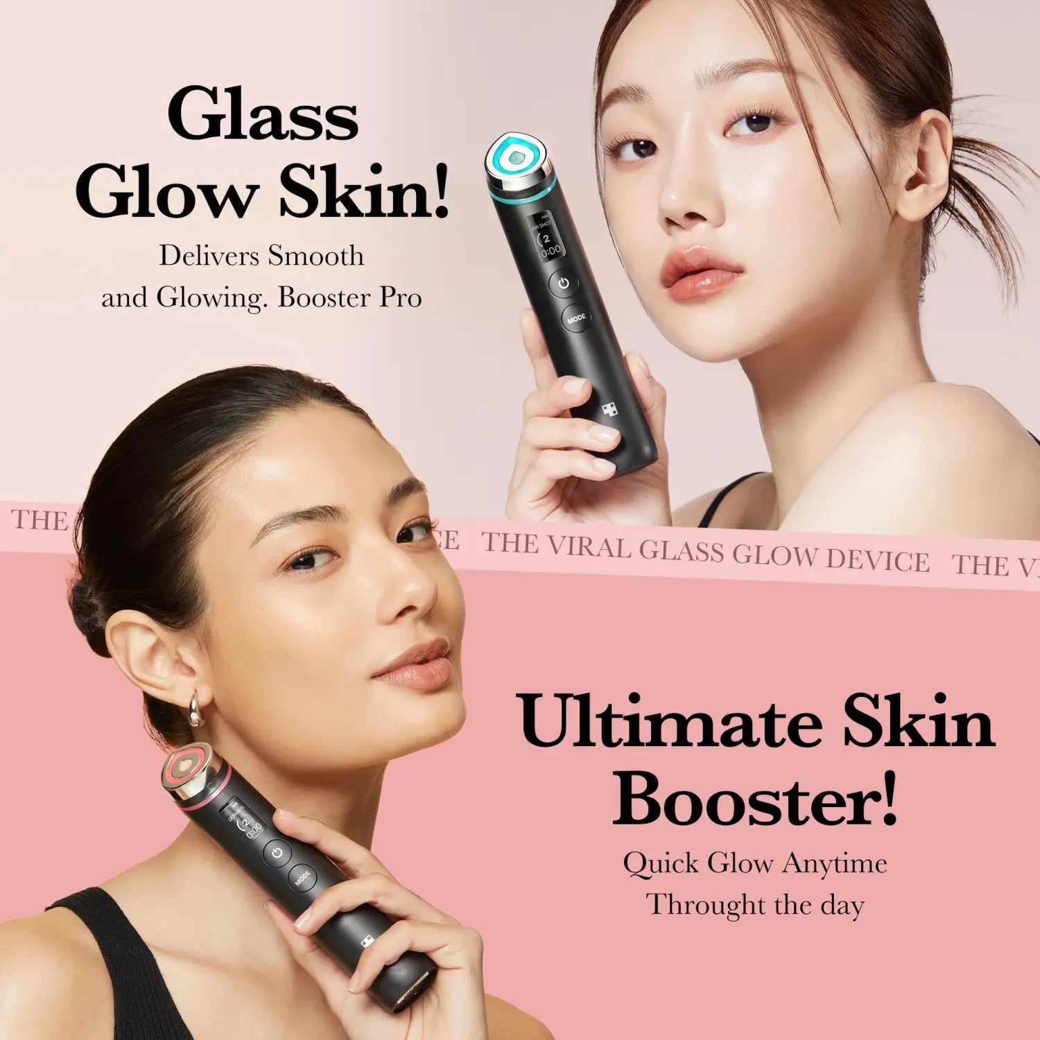 Amazon.com: Medicube Age-R Booster Pro | 6-in-1 Real Glass Glow Device |  Looking Glass Skin with Enhanced Absorption, Radiance, Elasticity,Pore Care  | LED Anti-Wrinkle Device | Korean Skin Care : Beauty &