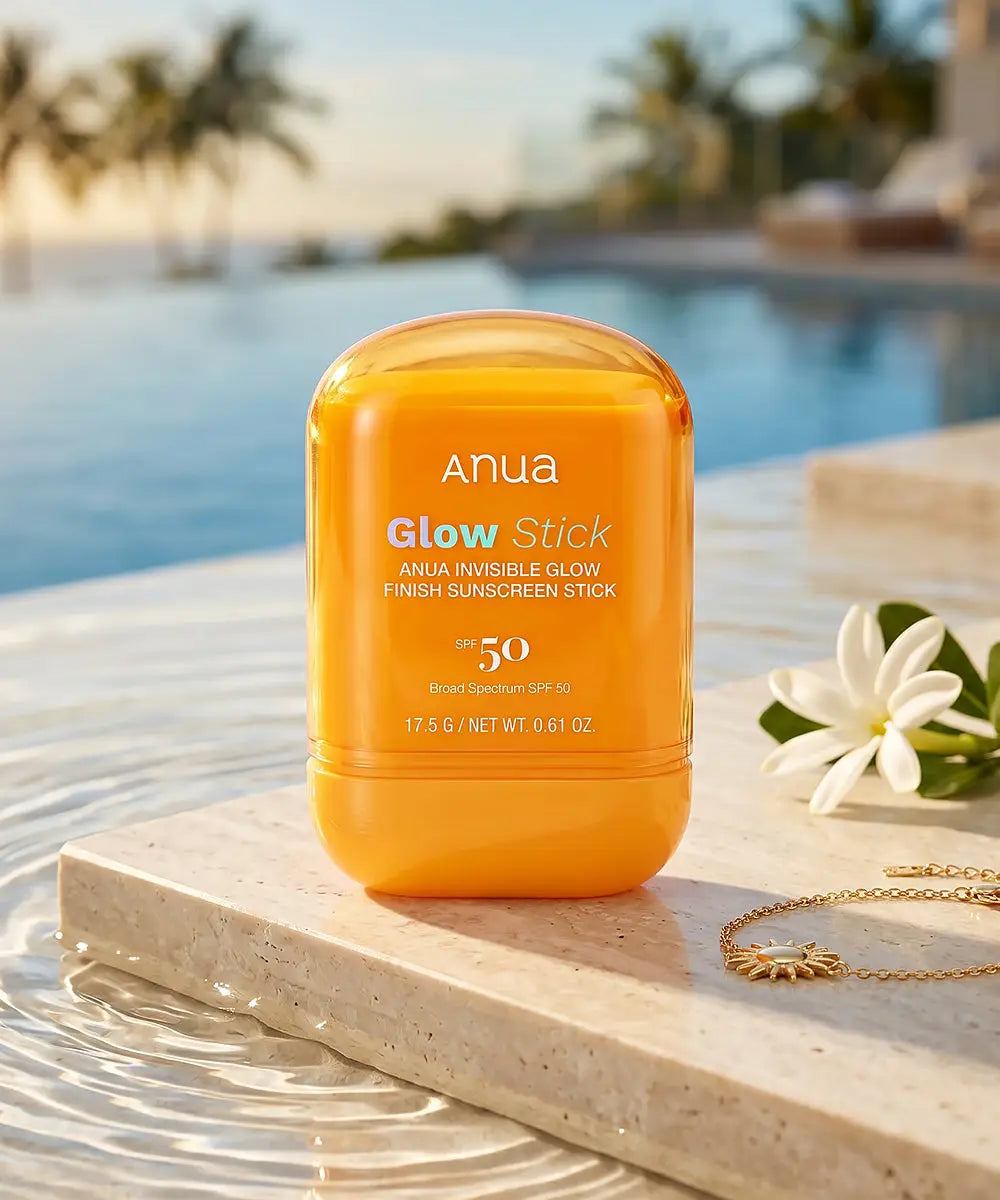Anua Invisible Glow Finish Sunscreen Stick | SPF No White Cast | Larovie
