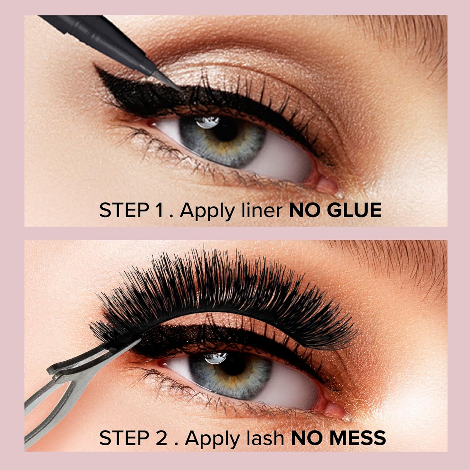 Absolute New York - Dual Glue Eyeliner - réf Black