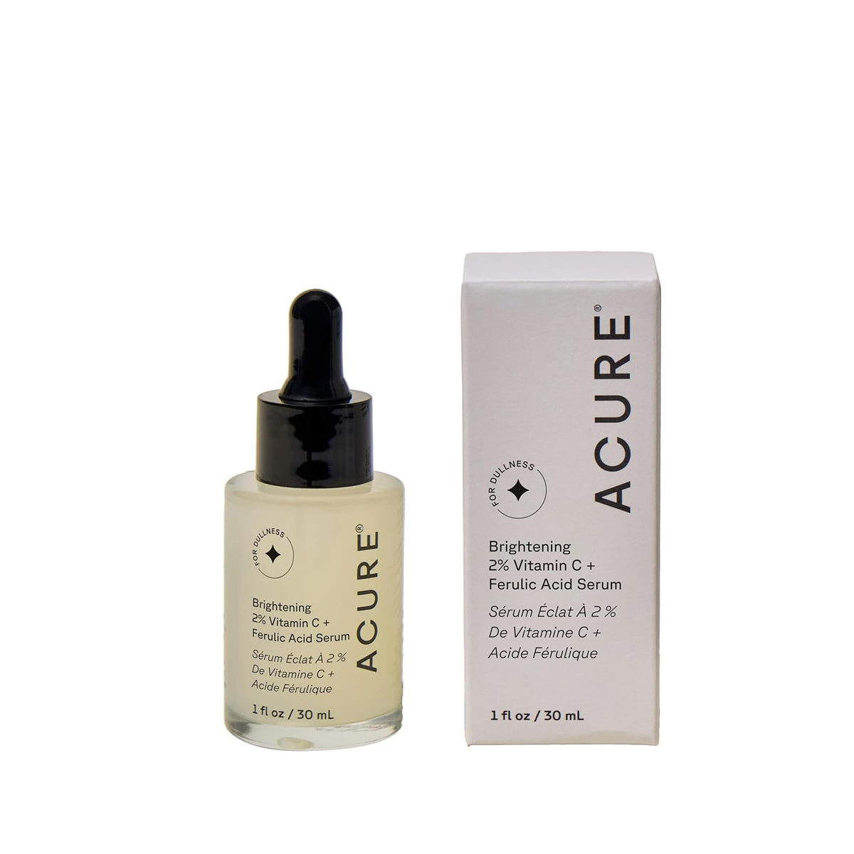 ACURE - Eclaircissant Vitamin C & Ferulic Acid Serum - 30ml
