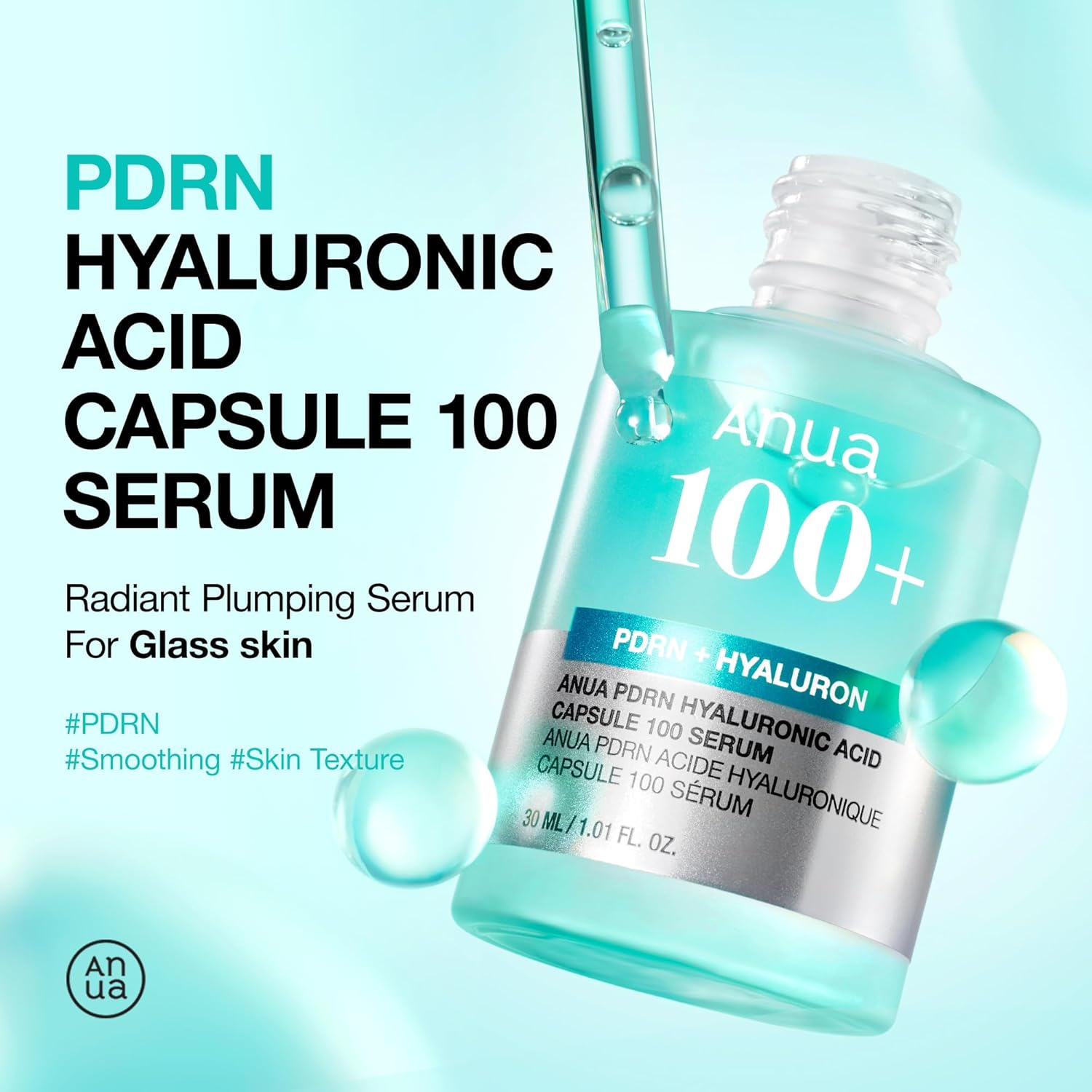 ANUA - 100+ PDRN + Hyaluronic Acid Capsule 100 Serum - 30ml