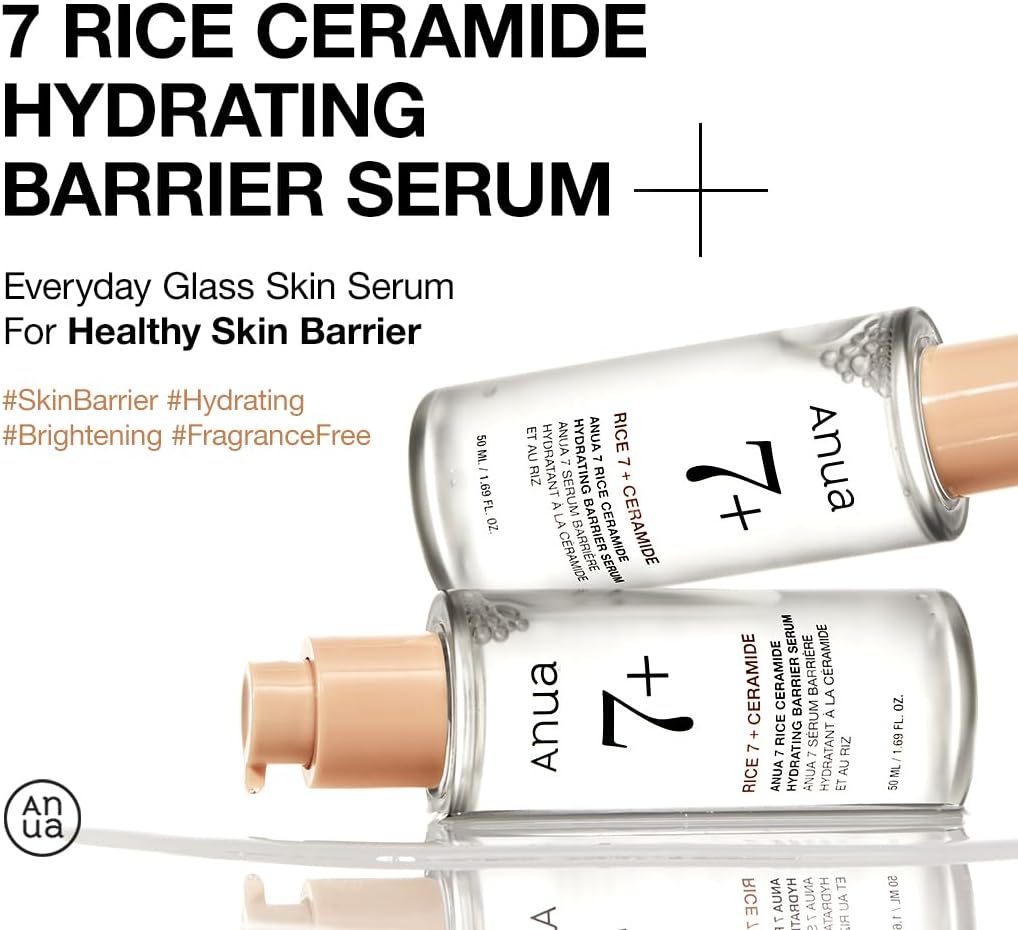 ANUA - 7 + Rice Ceramide hydrating Barrier Serum