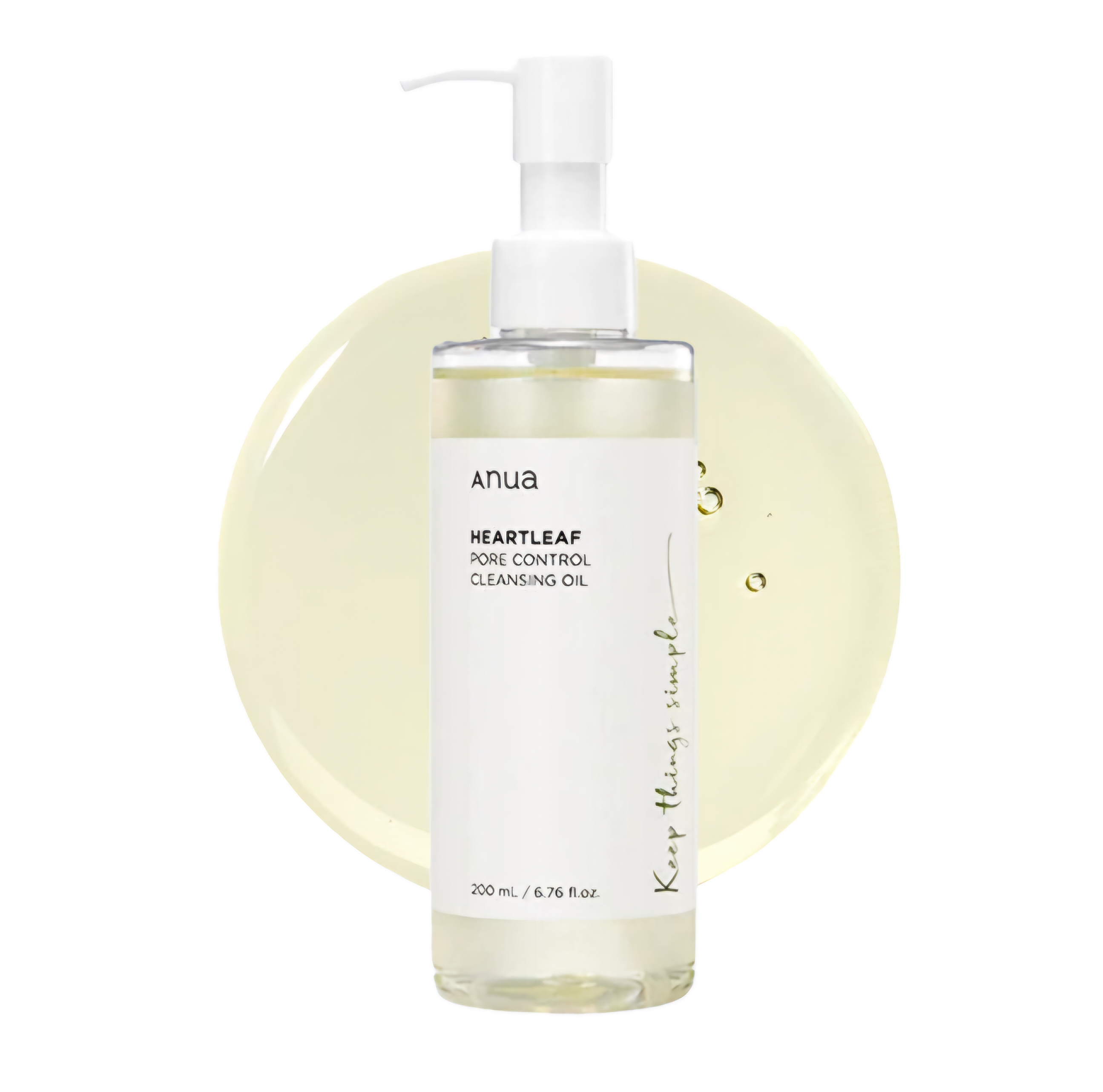ANUA - DUO Double Cleansing Heartleaf Pore Control Cleansing Oil + Quercetinol Pore Deep Cleansing Foam - 2x150ml