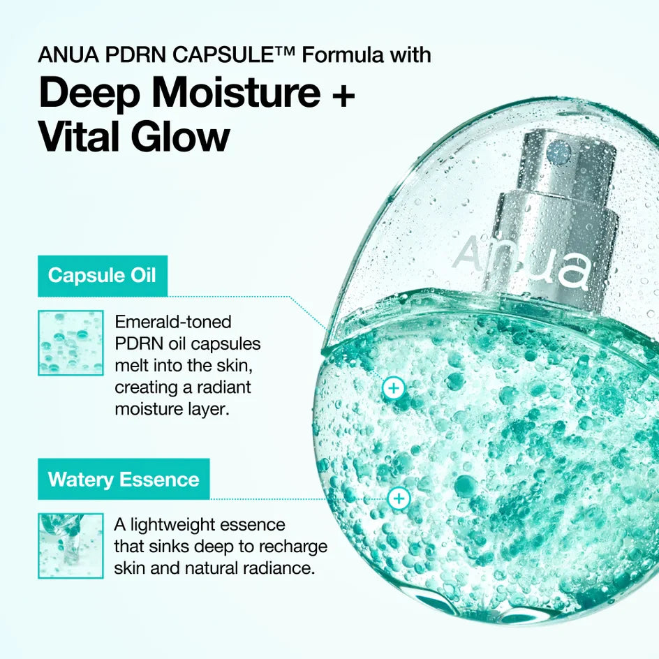 ANUA - PDRN + HYALURON, PDRN Hyaluronic Acid Hydrating Capsule Mist - 30ml
