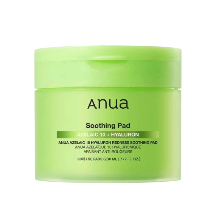 ANUA - Soothing Pad, Azelaic 10 + Hyaluron - 90 Pads