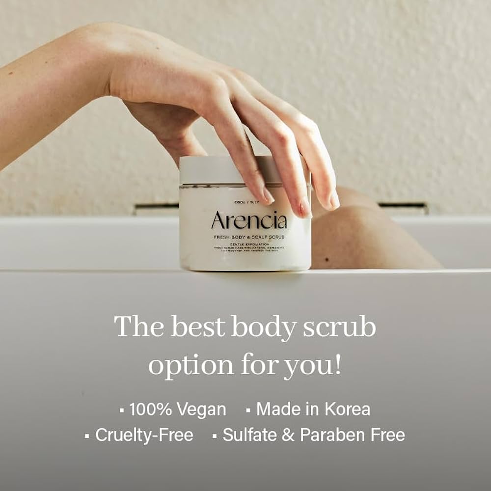ARENCIA - Cloud Body & Scalp Scrub White Tea & Neroli - 260g