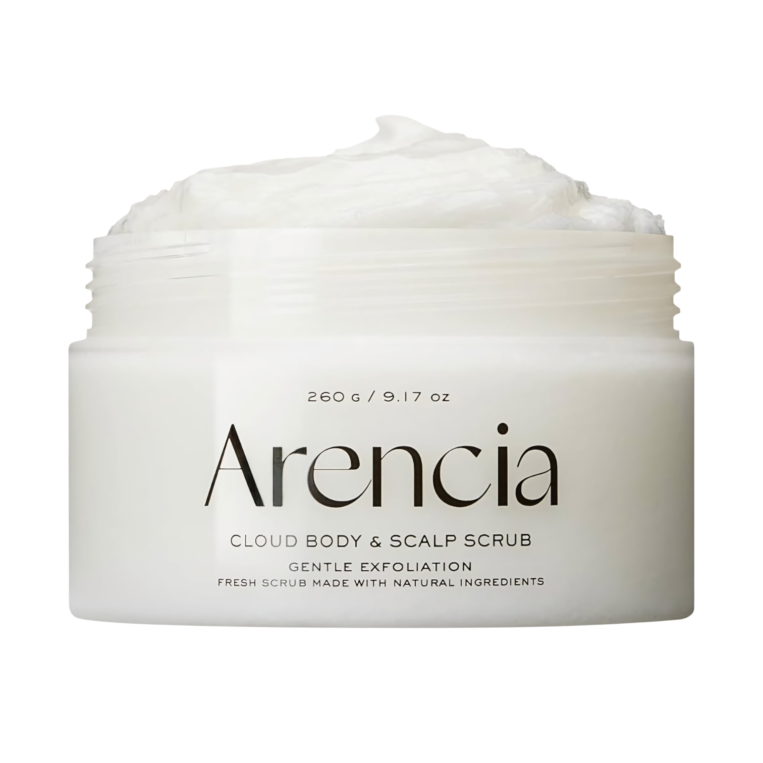 ARENCIA - Cloud Body & Scalp Scrub White Tea & Neroli - 260g