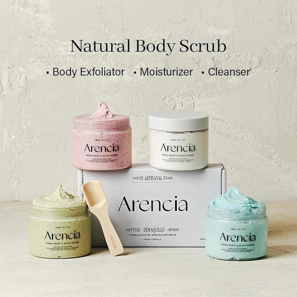 ARENCIA - Cloud Body & Scalp Scrub White Tea & Neroli - 260g