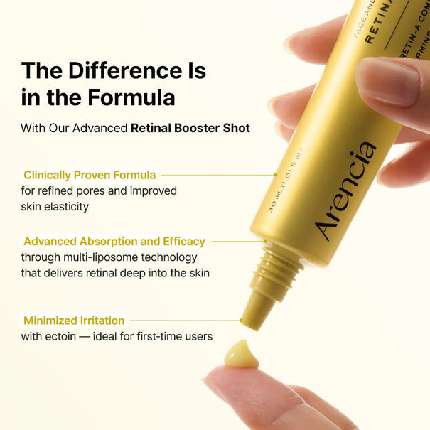 ARENCIA - DUO Retinal Booster Shot + Vitamine C Booster Shot – 2x30ml