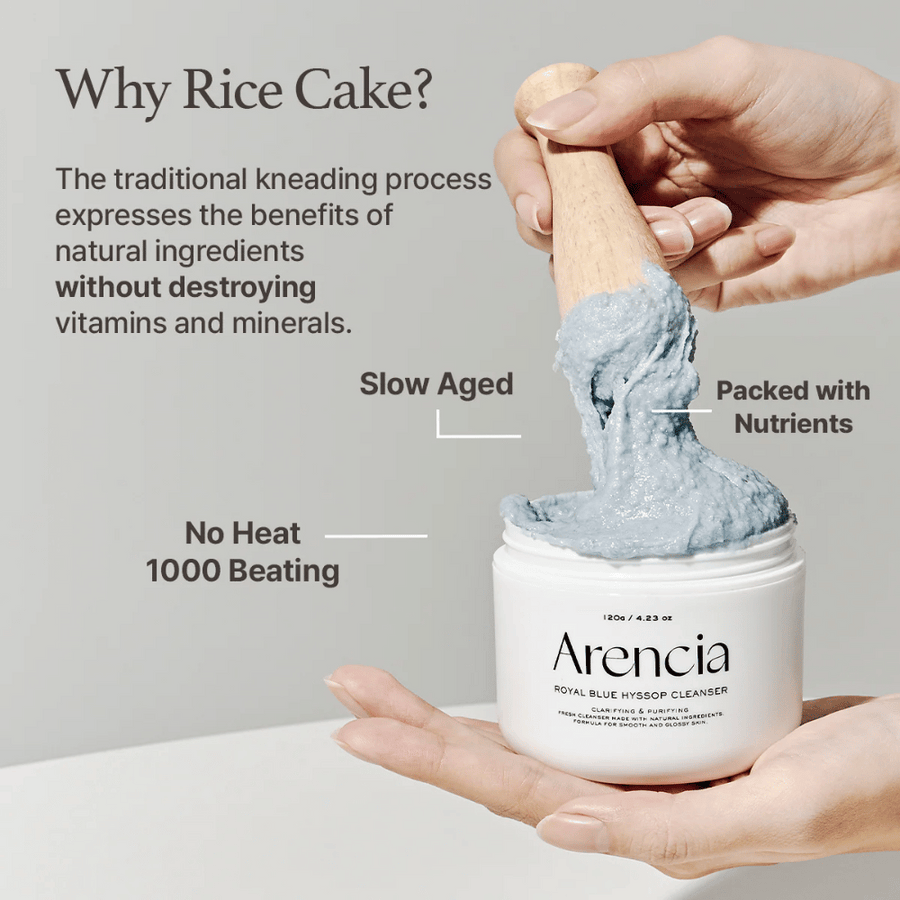 ARENCIA - Fresh Blue Hyssop Rice Mochi Cleanser - 120g