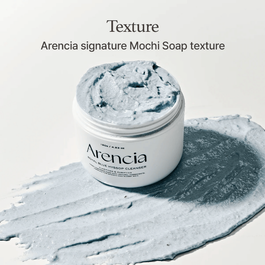 ARENCIA - Fresh Blue Hyssop Rice Mochi Cleanser - 120g
