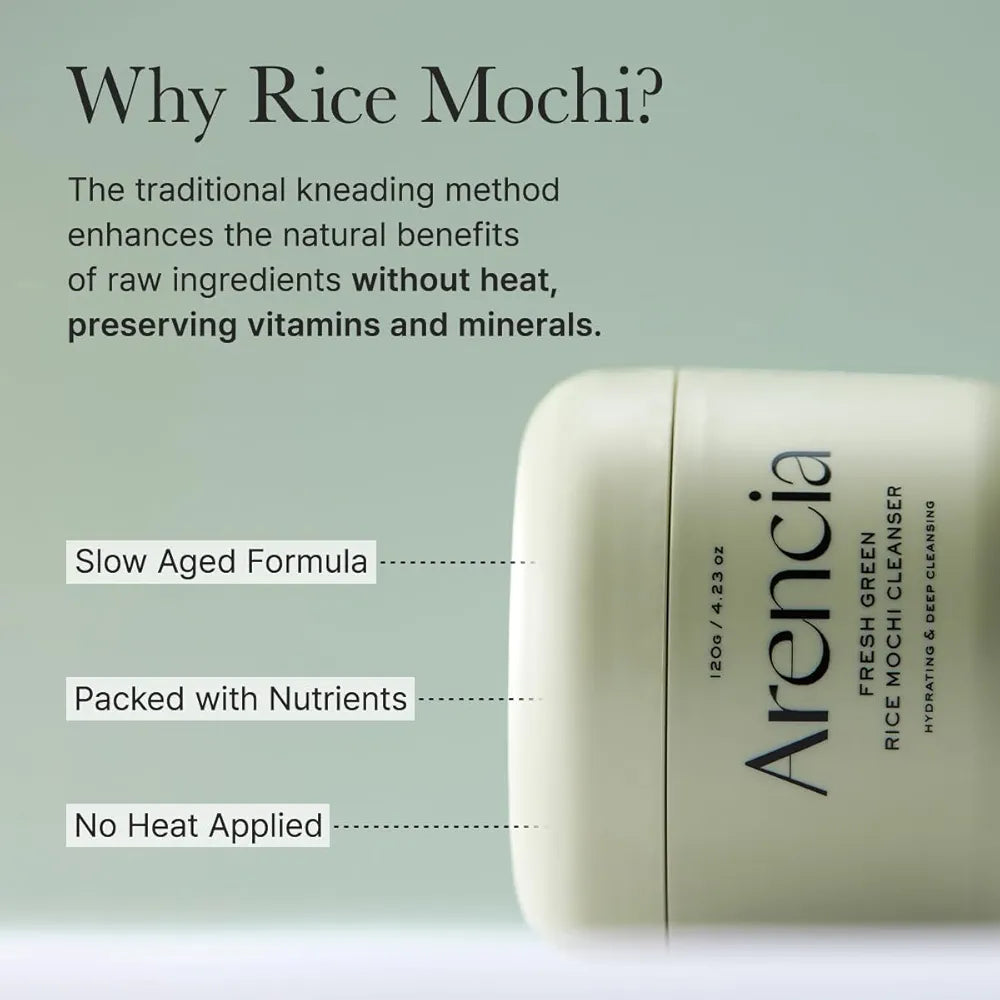 ARENCIA - Fresh Green Rice Mochi Cleanser - 120g