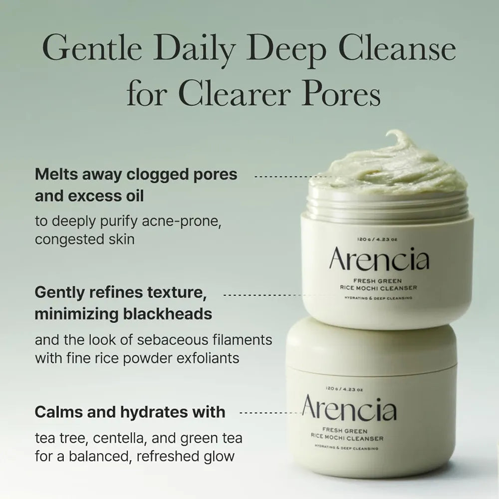 ARENCIA - Fresh Green Rice Mochi Cleanser - 120g