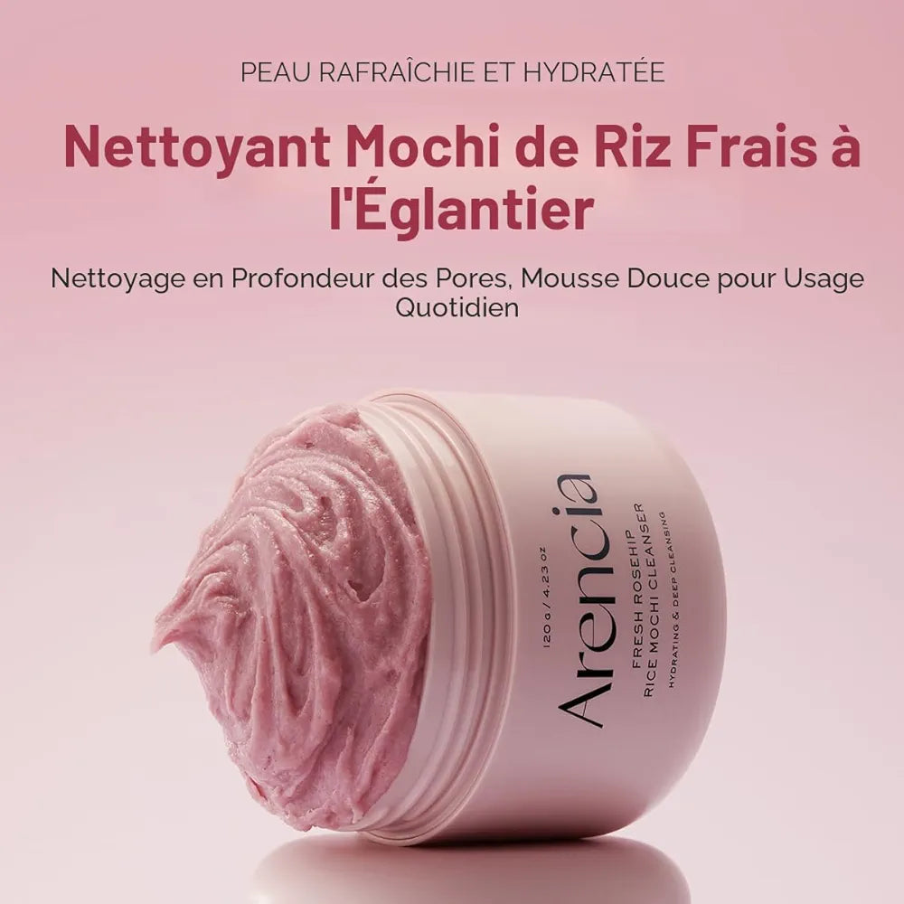 ARENCIA - Fresh Rosehip Rice Mochi Cleanser - 120g