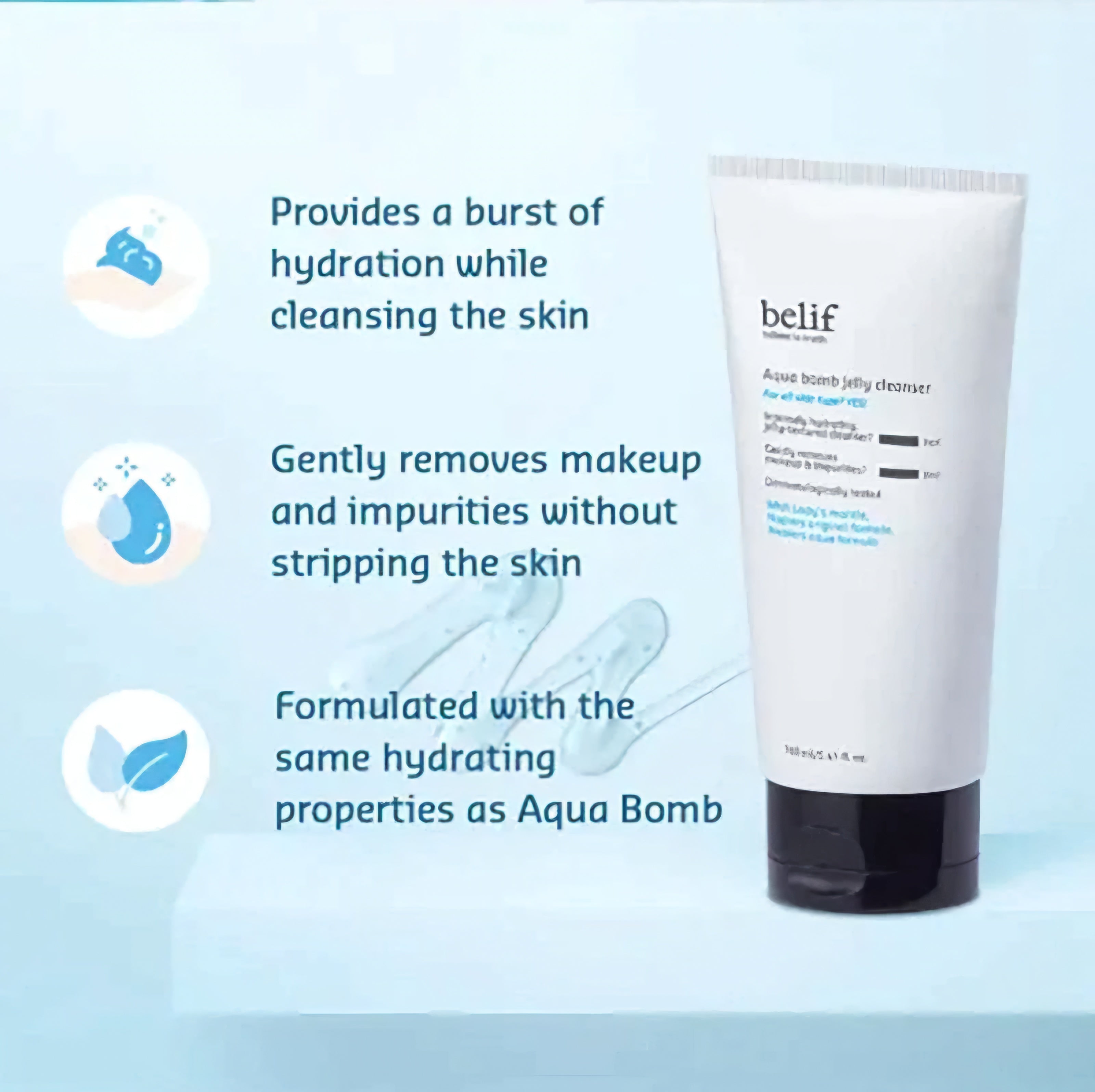 belif - Aqua Bomb Jelly Cleanser - 160ml