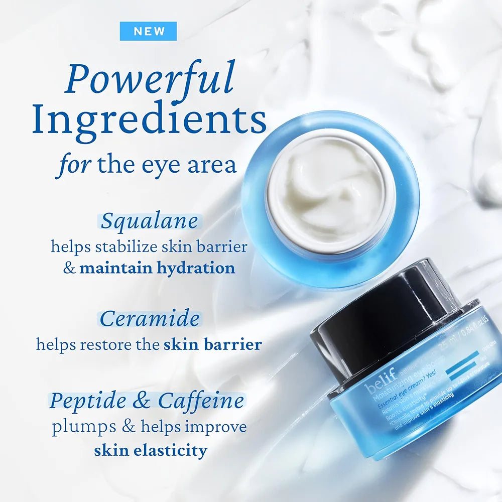 belif - Moisturizing Eye Bomb with Peptide and Ceramide - 25ml