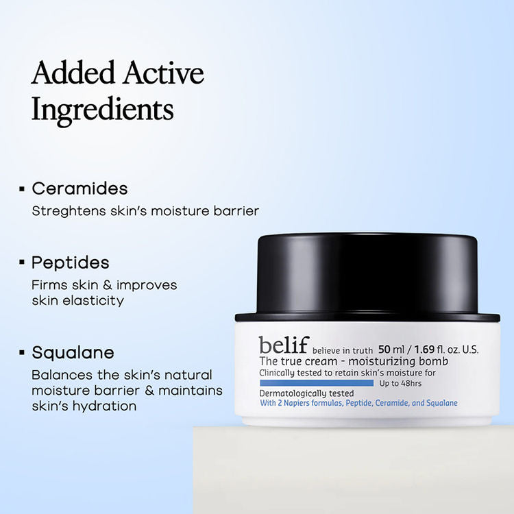 belif - The True Cream, Crème hydratante visage - 50ml