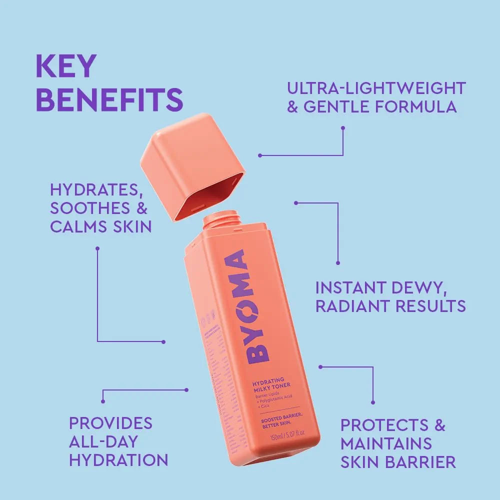 BYOMA - Hydrating Milky Toner, Lotion Tonique Apaisante - 150ml