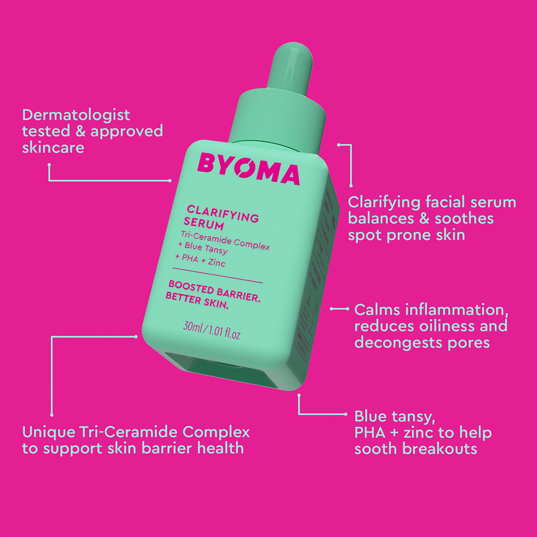BYOMA - Sérum Clarifiant - Soin visage anti-tache 30ml