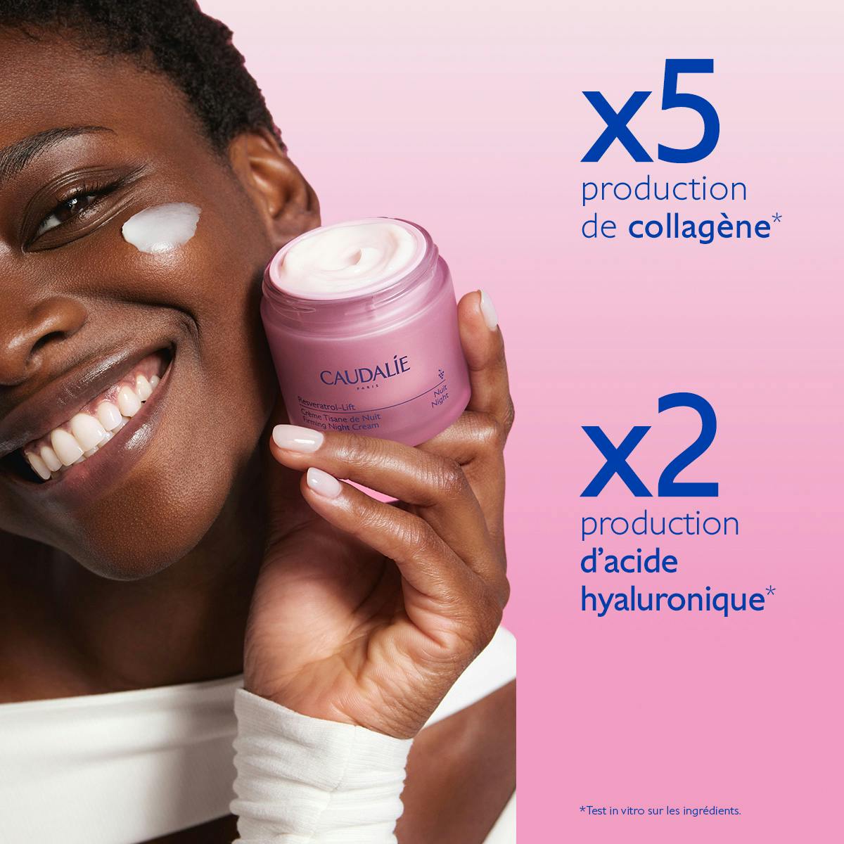 CAUDALIE - Resveratrol-Lift
Crème Tisane de Nuit au Resvératrol, Alternative au Rétinol - 50ml