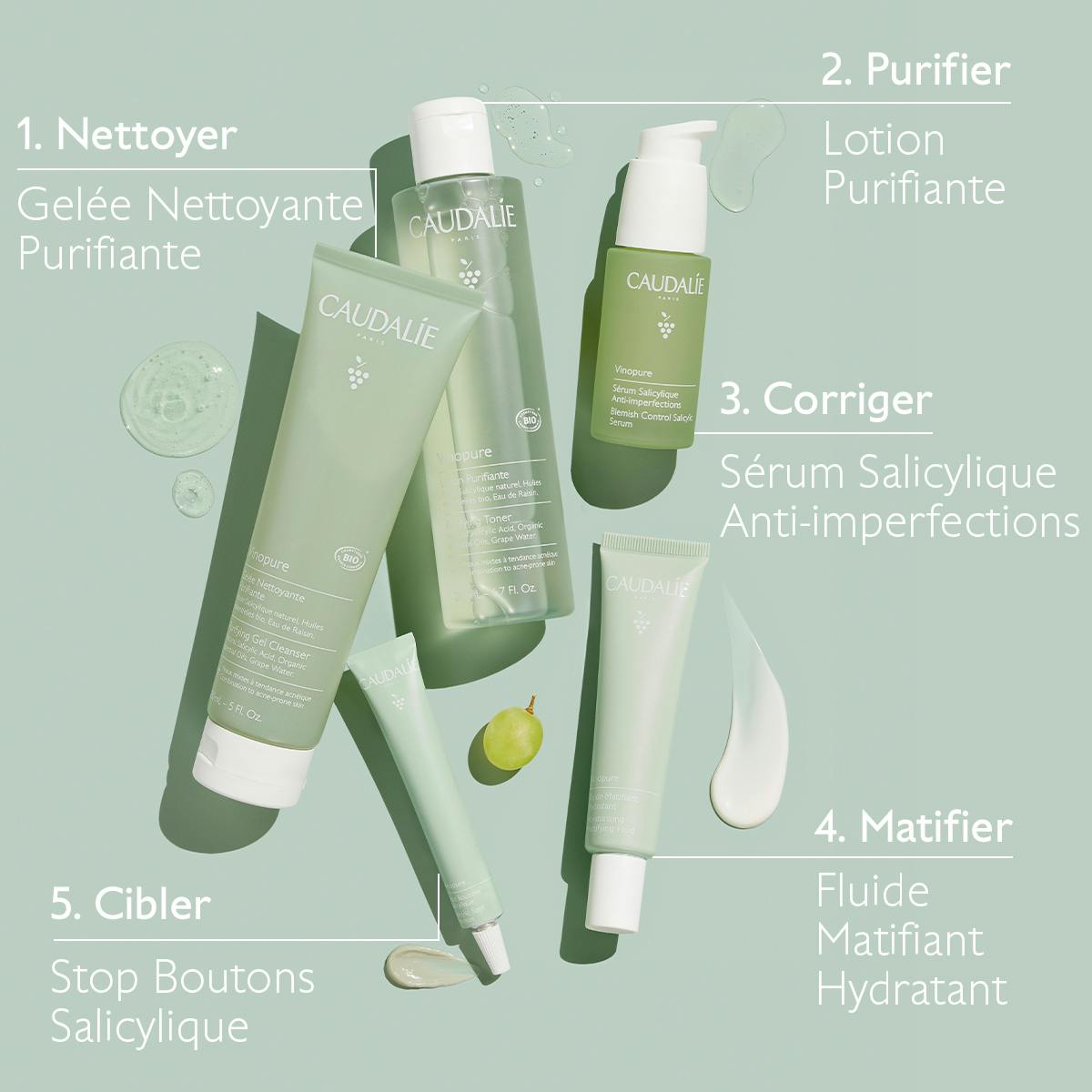 CAUDALIE - Vinopure Gelée Nettoyante Purifiante - 150ml