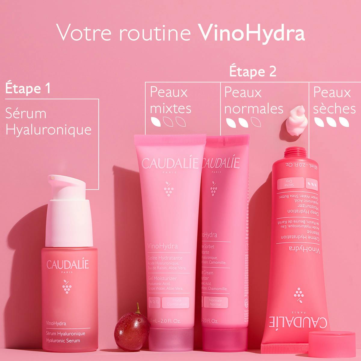 CAUDALIE - VioHydra Crème Hydratation Intense à l'Acide Hyaluronique & Camomille - 60ml