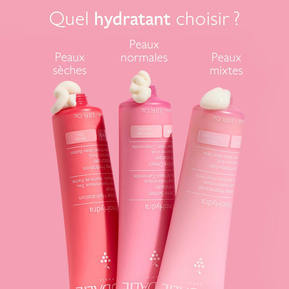 CAUDALIE - VioHydra Crème Hydratation Intense à l'Acide Hyaluronique & Camomille - 60ml