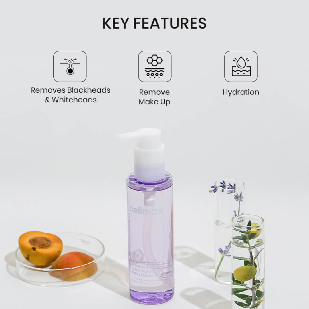 CELIMAX - Derma Nature Fresh Blackhead Jojoba Cleansing Oil - 150ml