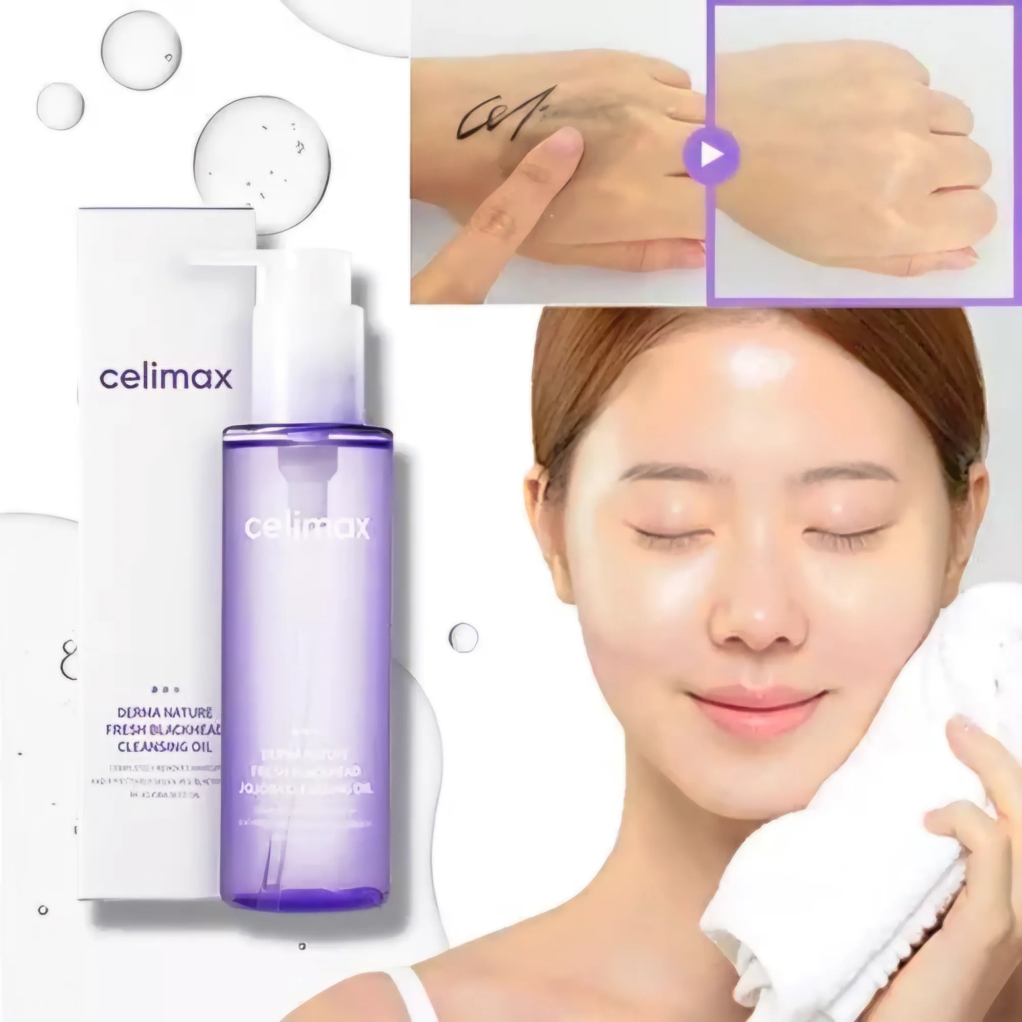 CELIMAX - Derma Nature Fresh Blackhead Jojoba Cleansing Oil - 150ml