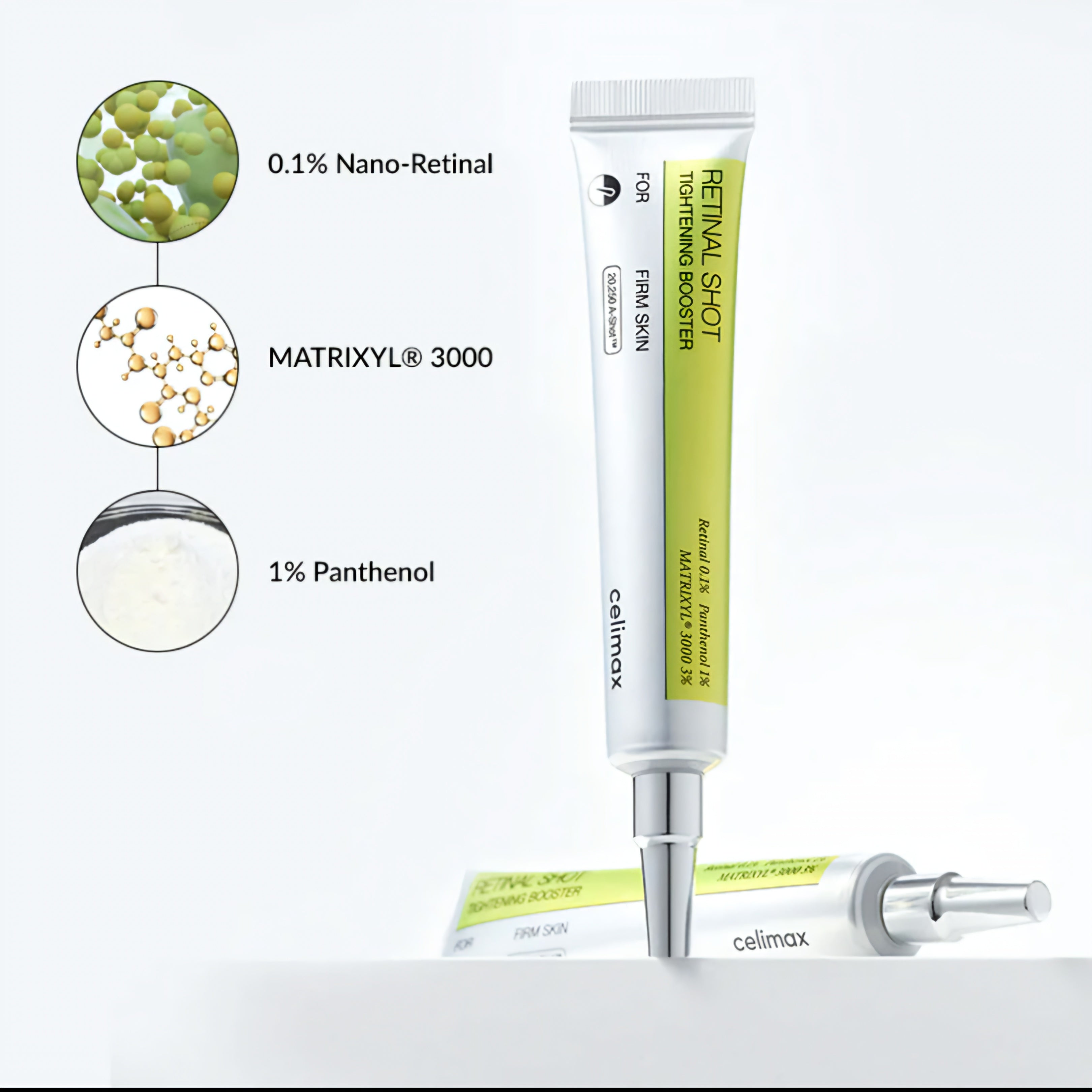 CELIMAX - DUO Retinol Shot Tightening Serum + The Vita-A Retinal Shot Booster