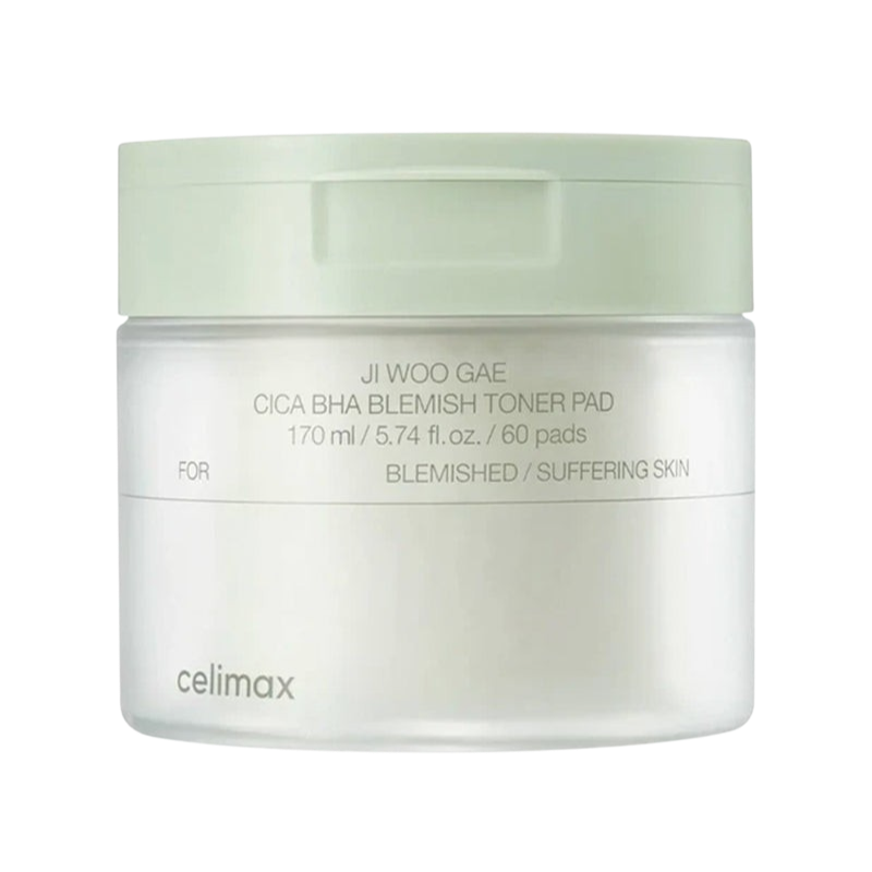 CELIMAX - Ji Woo Gae Cica BHA Blemish Toner Pad - 60 pads