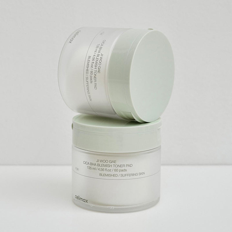 CELIMAX - Ji Woo Gae Cica BHA Blemish Toner Pad - 60 pads
