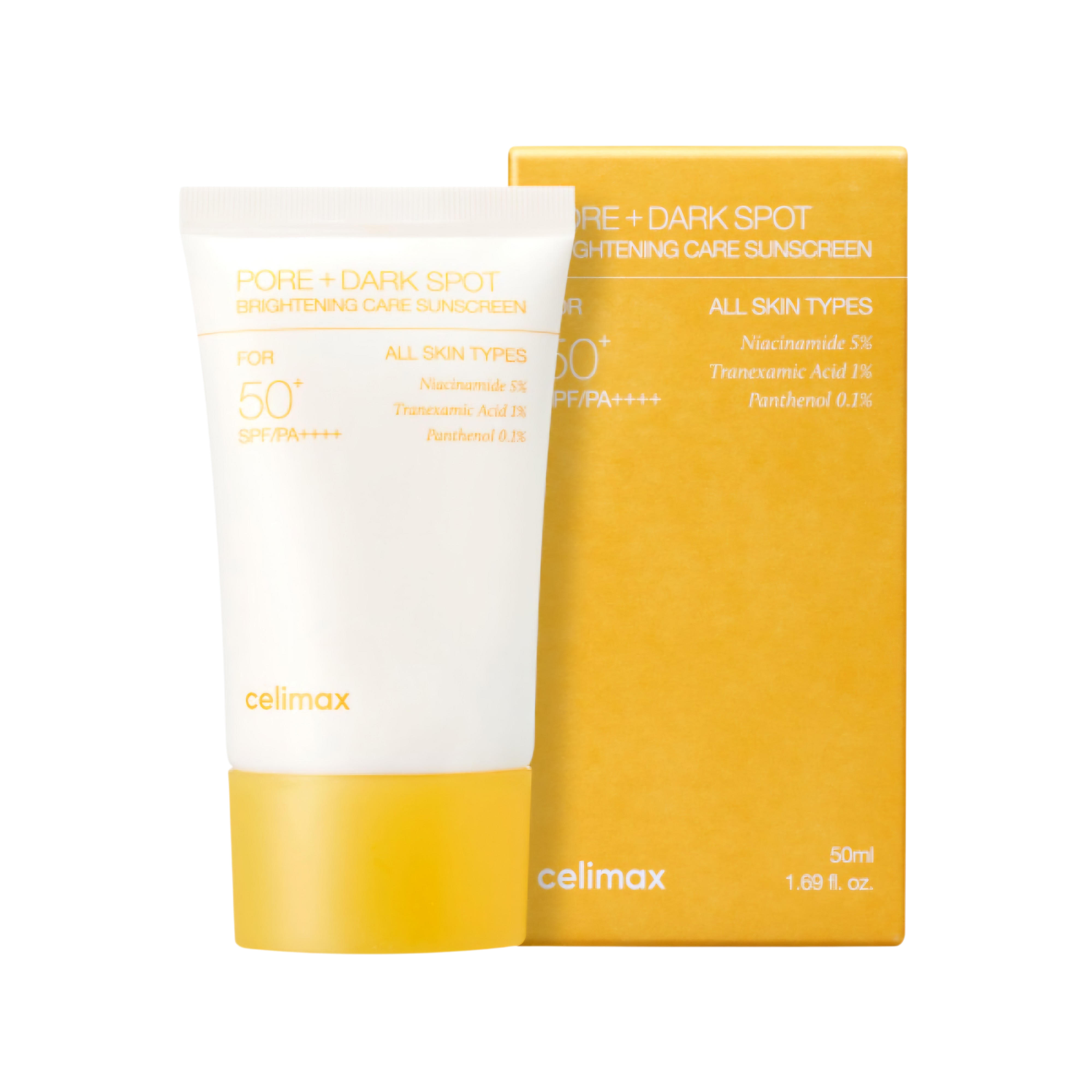 CELIMAX - Pore+Dark Spot Brightening Sunscreen SPF50 +- 30ml