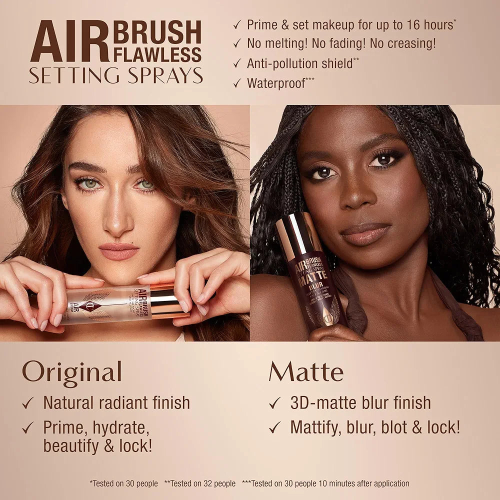 CHARLOTTE TILBURY - Airbrush Flawless Setting Spray Matte - Spray fixateur mat - 34ml