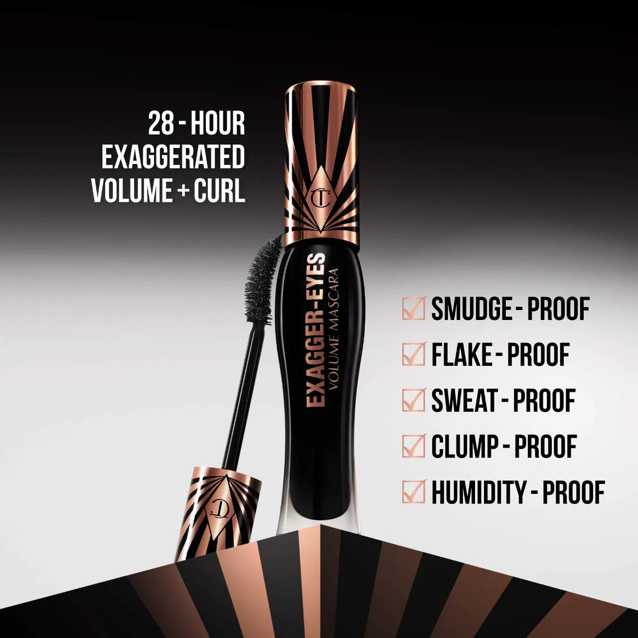 CHARLOTTE TILBURY - MINI Exagger-Eyes Volume Mascara, mascara volumateur - 4ml