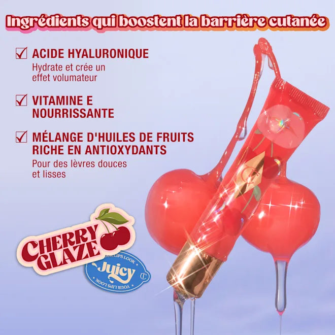 CHARLOTTE TILBURY - Unreal Lips Healthy Glow Nectar Oil - réf Cherry Glaze