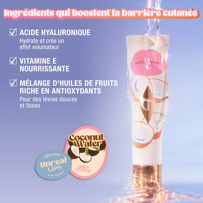 CHARLOTTE TILBURY - Unreal Lips Healthy Glow Nectar Oil - réf Coconut Water