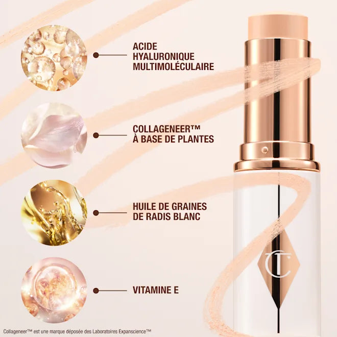 CHARLOTTE TILBURY - Unreal Skin Sheer Glow Tint - Stick Fond de teint Hydratant - 2 Fair/ Clair