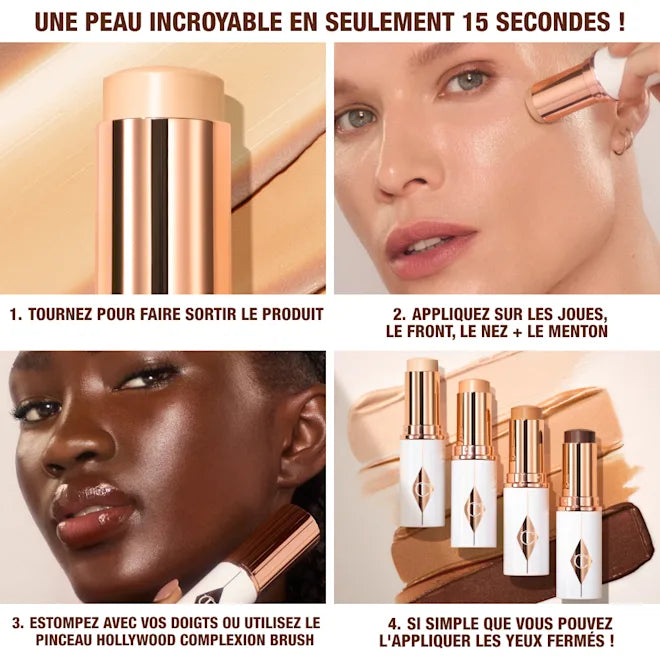 CHARLOTTE TILBURY - Unreal Skin Sheer Glow Tint - Stick Fond de teint Hydratant - 2 Fair/ Clair