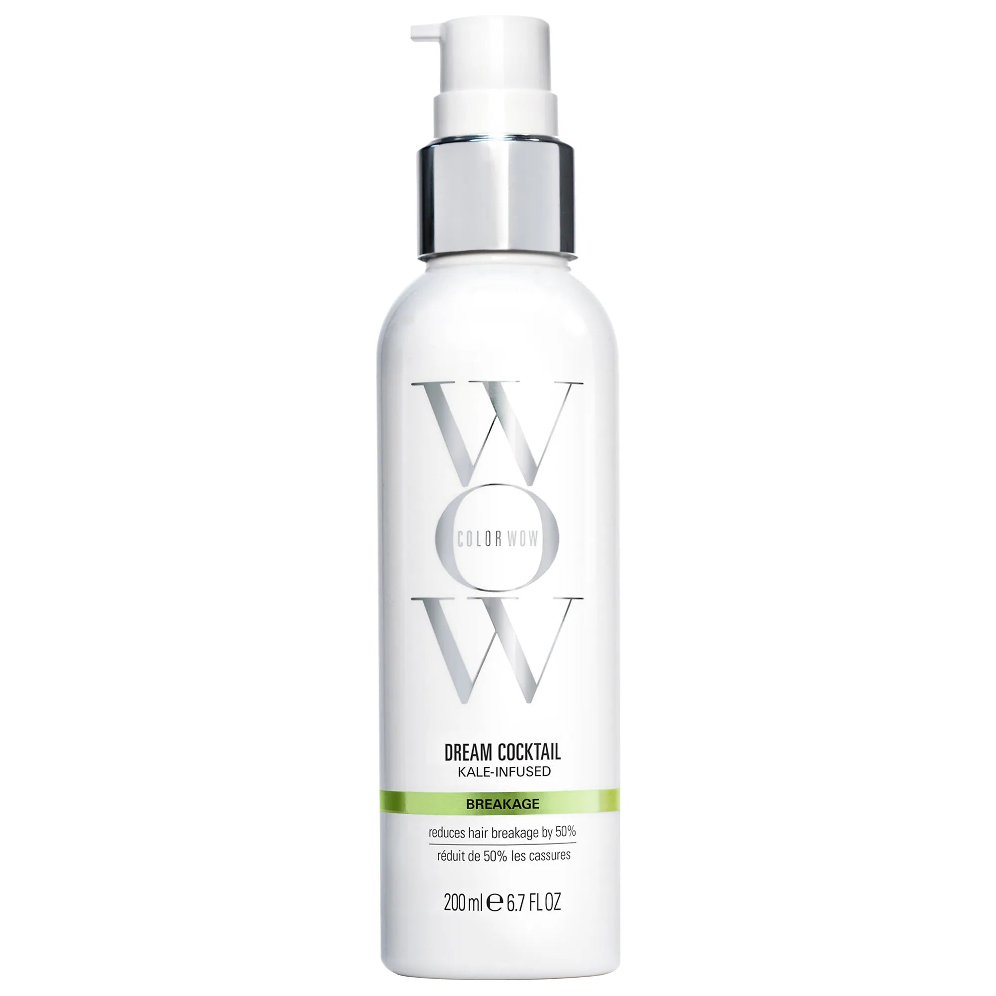 COLOR WOW - Dream Cocktail Kale-Infused Strengthening Leave In Treatment, Cheveux fragiles et abîmés anti casse - 200ml