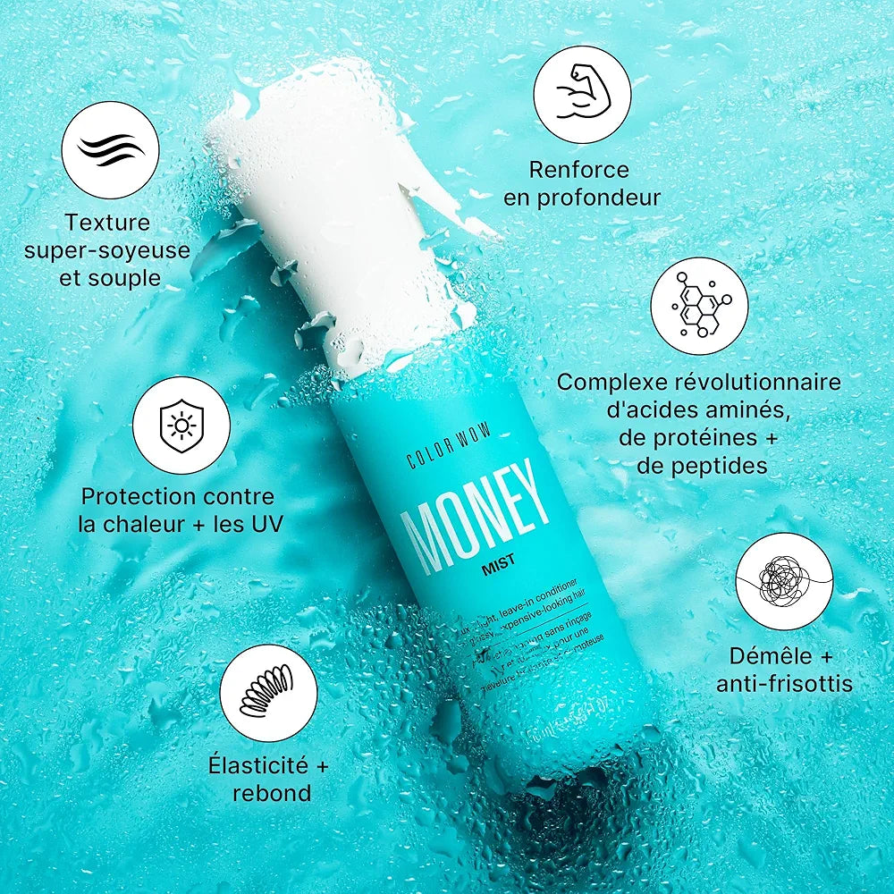 COLOR WOW - Money Mist - Après-Shampoing sans rinçage, hydratant et anti-frisottis - 150ml