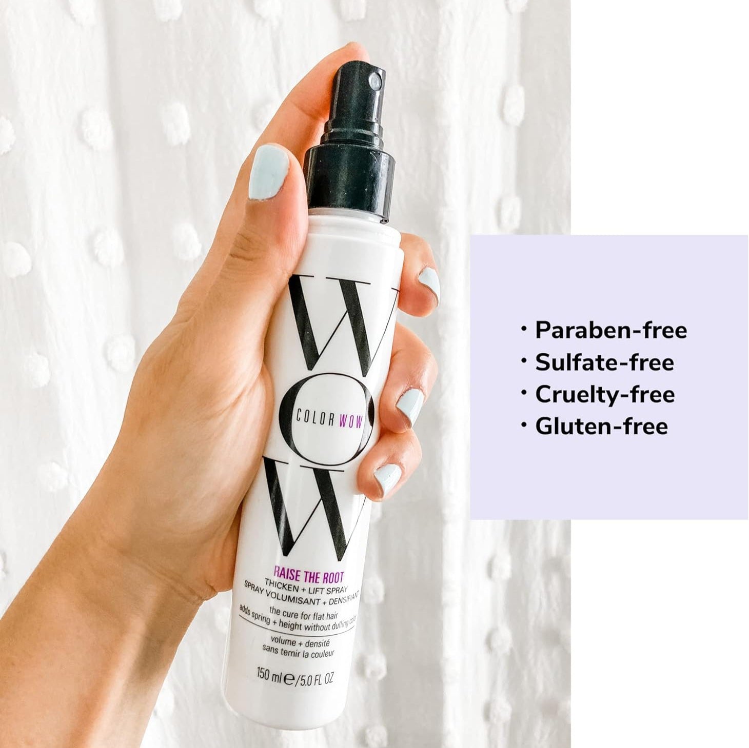 COLOR WOW - Raise the Root Thicken and Lift Spray, Laque Épaississant et Soulevant - 150ml