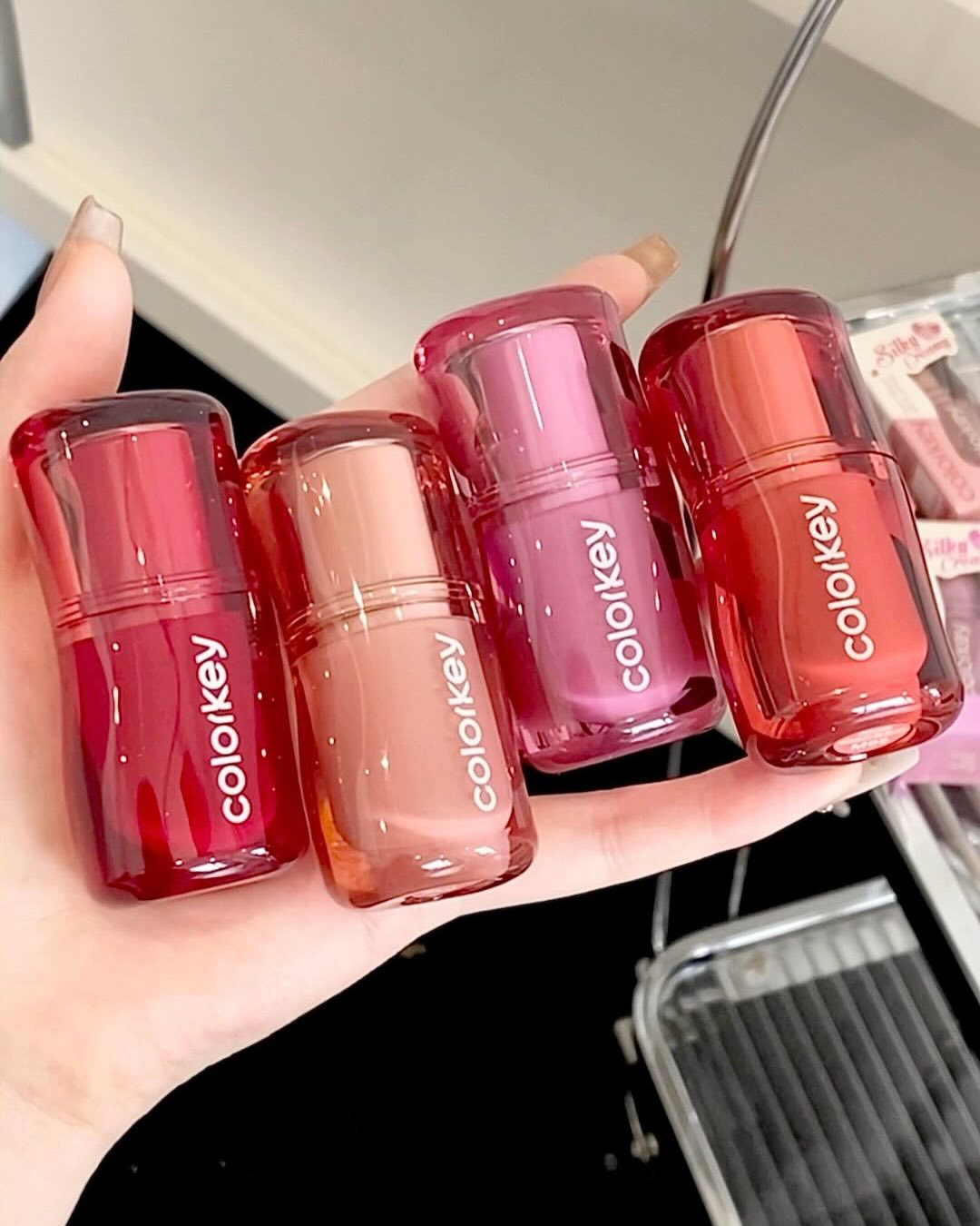 COLORKEY - Silky Creamy Matte Lip Mud - réf M07 Red Pear