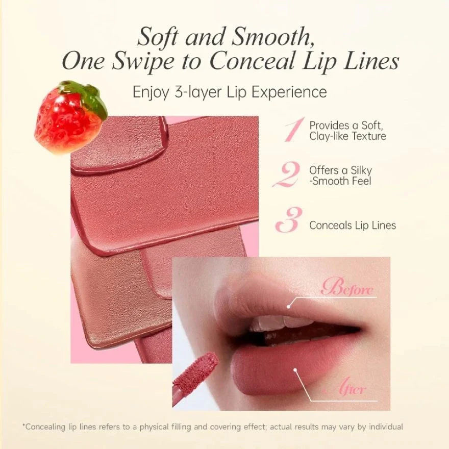 COLORKEY - Silky Creamy Matte Lip Mud - réf M07 Red Pear