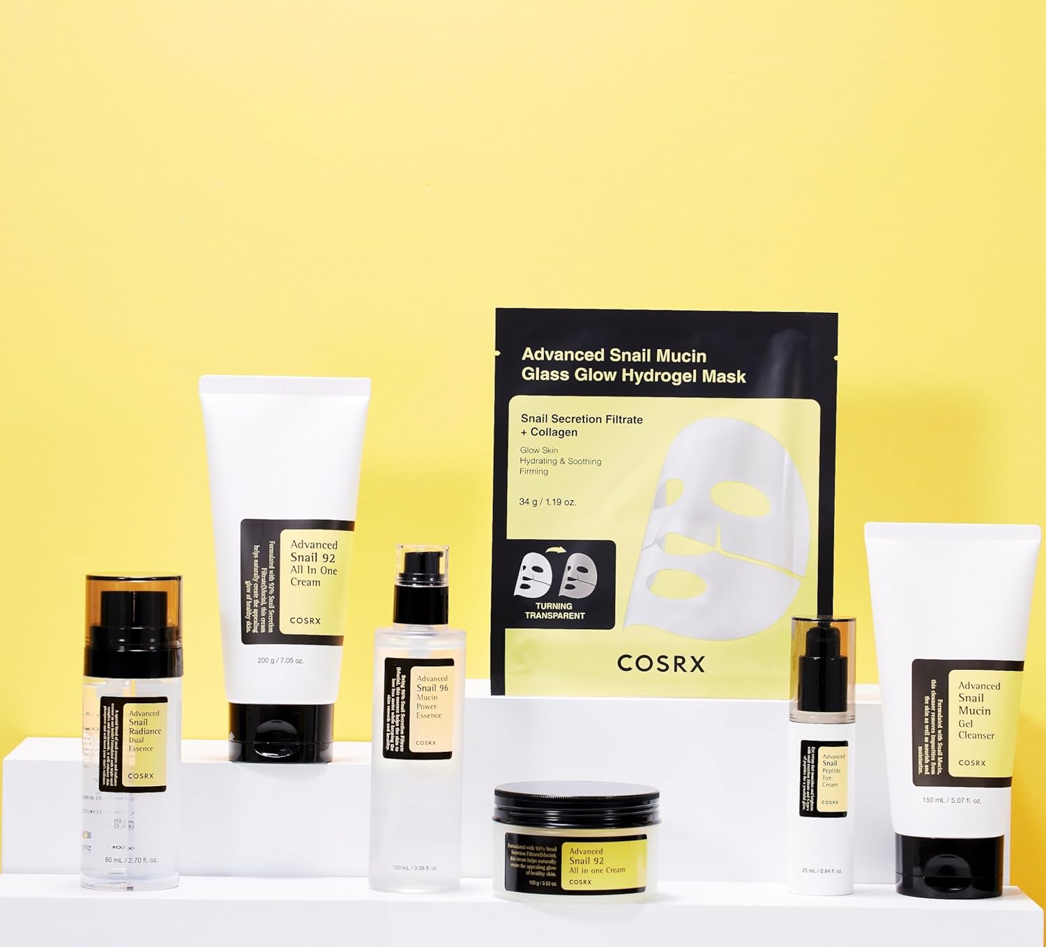 COSRX - Advanced Snail Mucin Glass Glow Mask ( 3pcs )