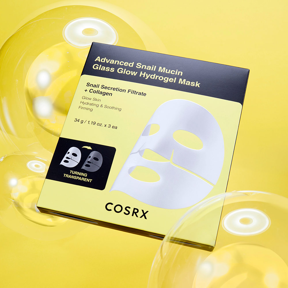 COSRX - Advanced Snail Mucin Glass Glow Mask ( 3pcs )