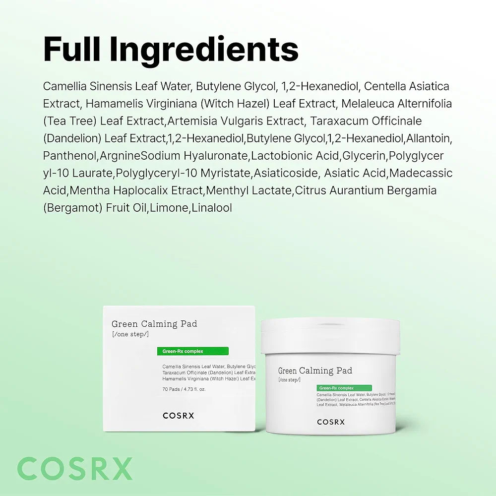 COSRX - One Step Green hero Calming Pad ( 70 pads )