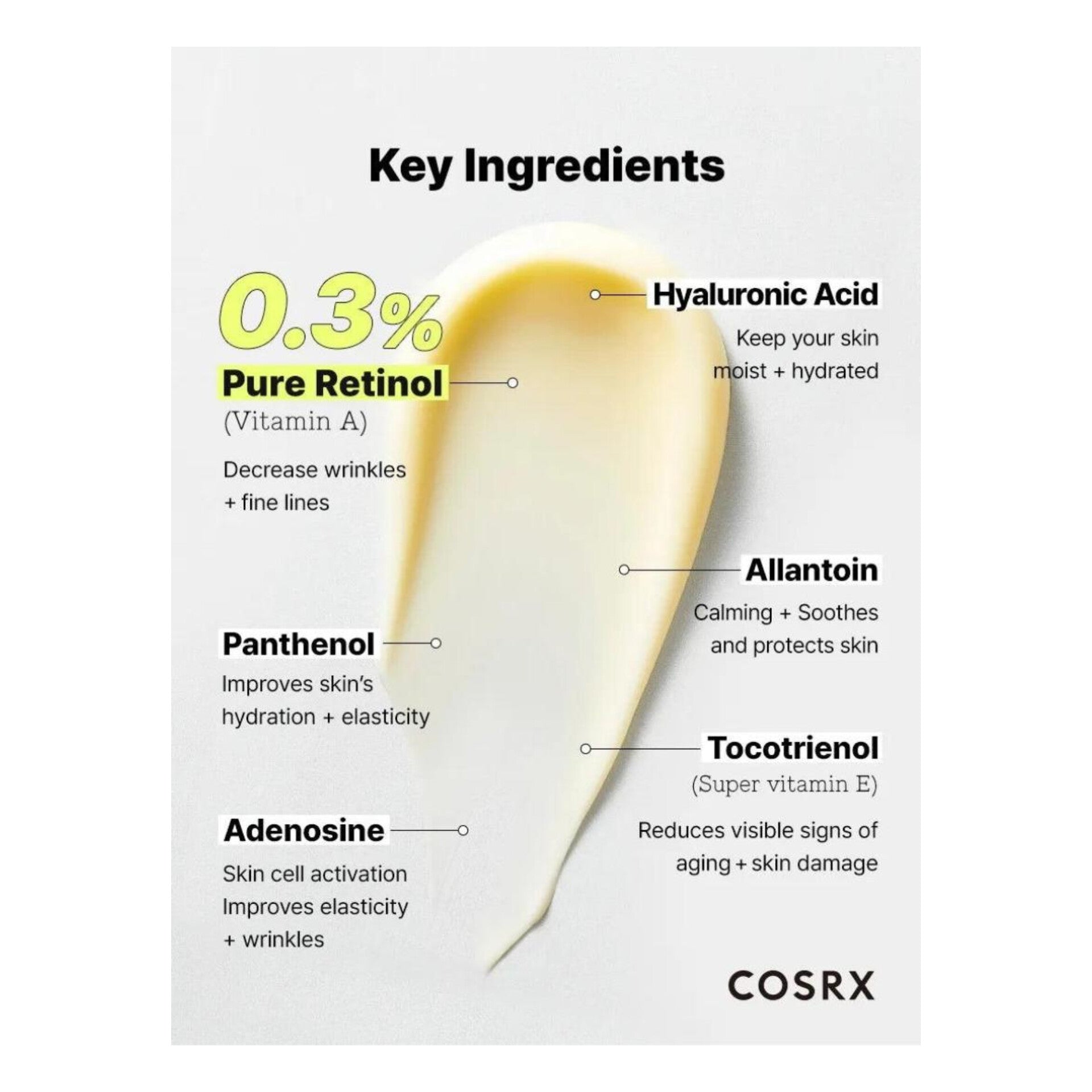 COSRX - The Retinol 0.3 Cream - 20ml