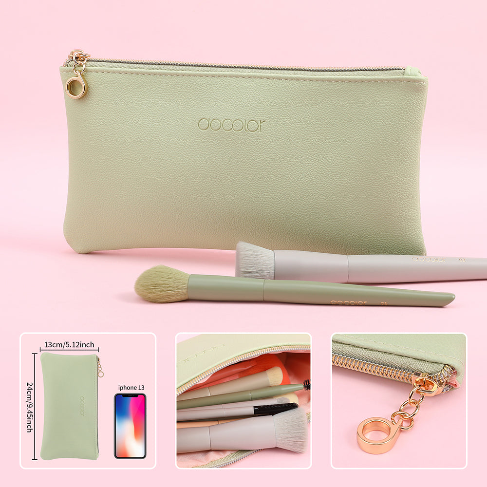 DOCOLOR - Set Pro Brush + Blender + Blender + Trousse (17pièces)